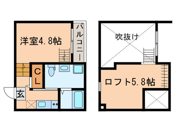 cordial上小田井の物件間取画像